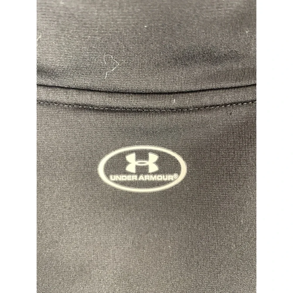 Under Armor Boys Jacket Size 6 Black RedAthleisure Sporty Basic Classic Playware